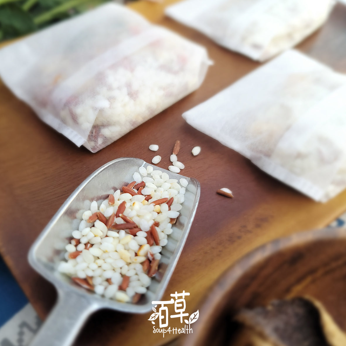 百草湯料 - TB19 補氣血安神炒米茶 (每盒20小包)