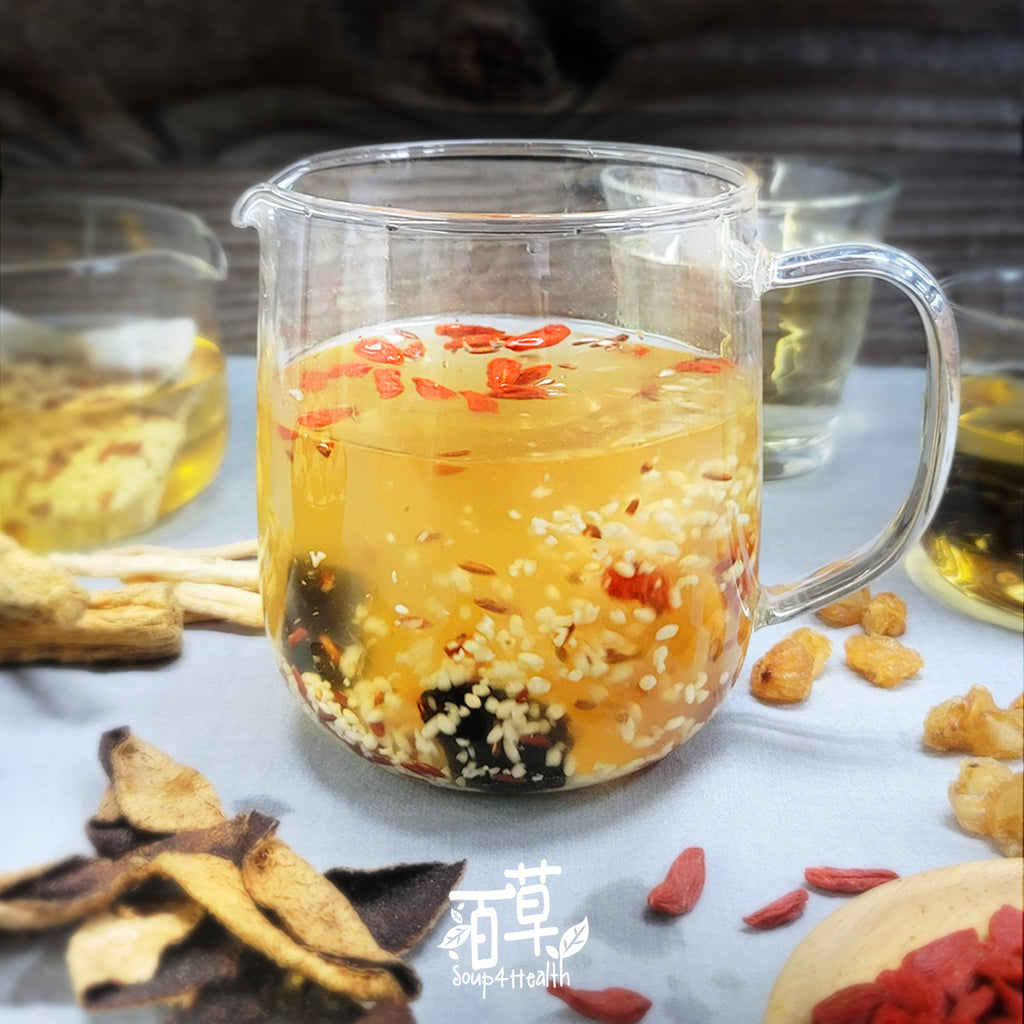 百草湯料 - TB19 補氣血安神炒米茶 (每盒20小包)
