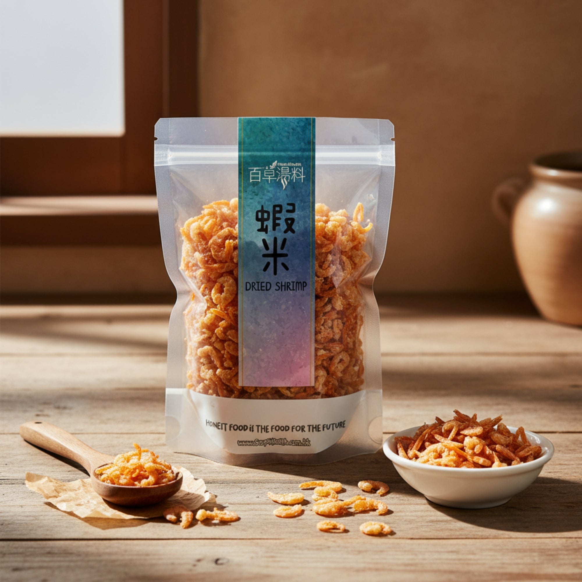 百草湯料 - [SOLO-122] 蝦米 (約300克)